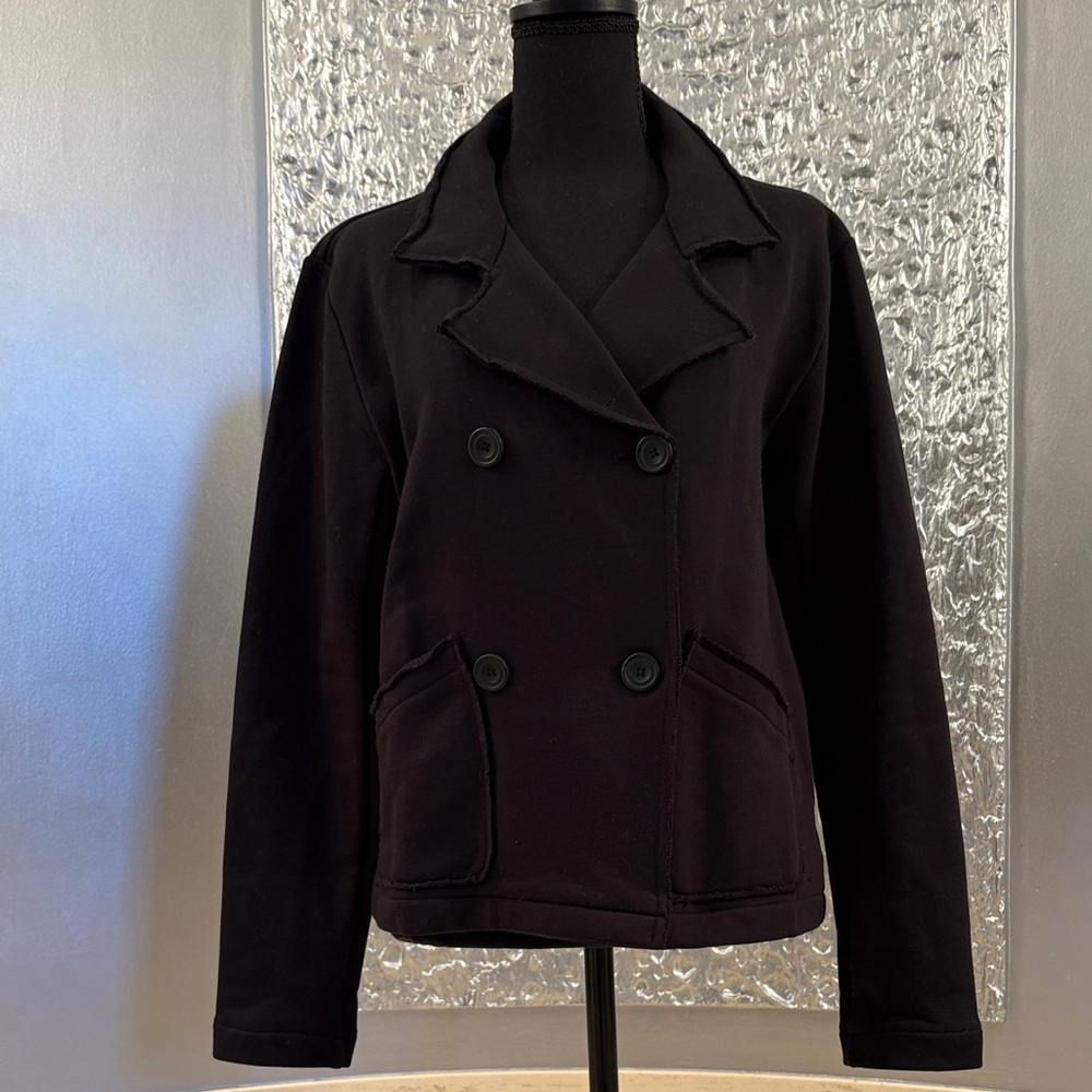 NWT Splendid Women's Dark Double-Breasted Pea Coat, size S